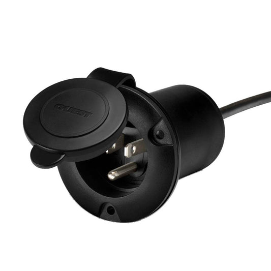 Suncoast Marine and Auto offers Guest AC Universal Plug Holder - Black [150PHB]