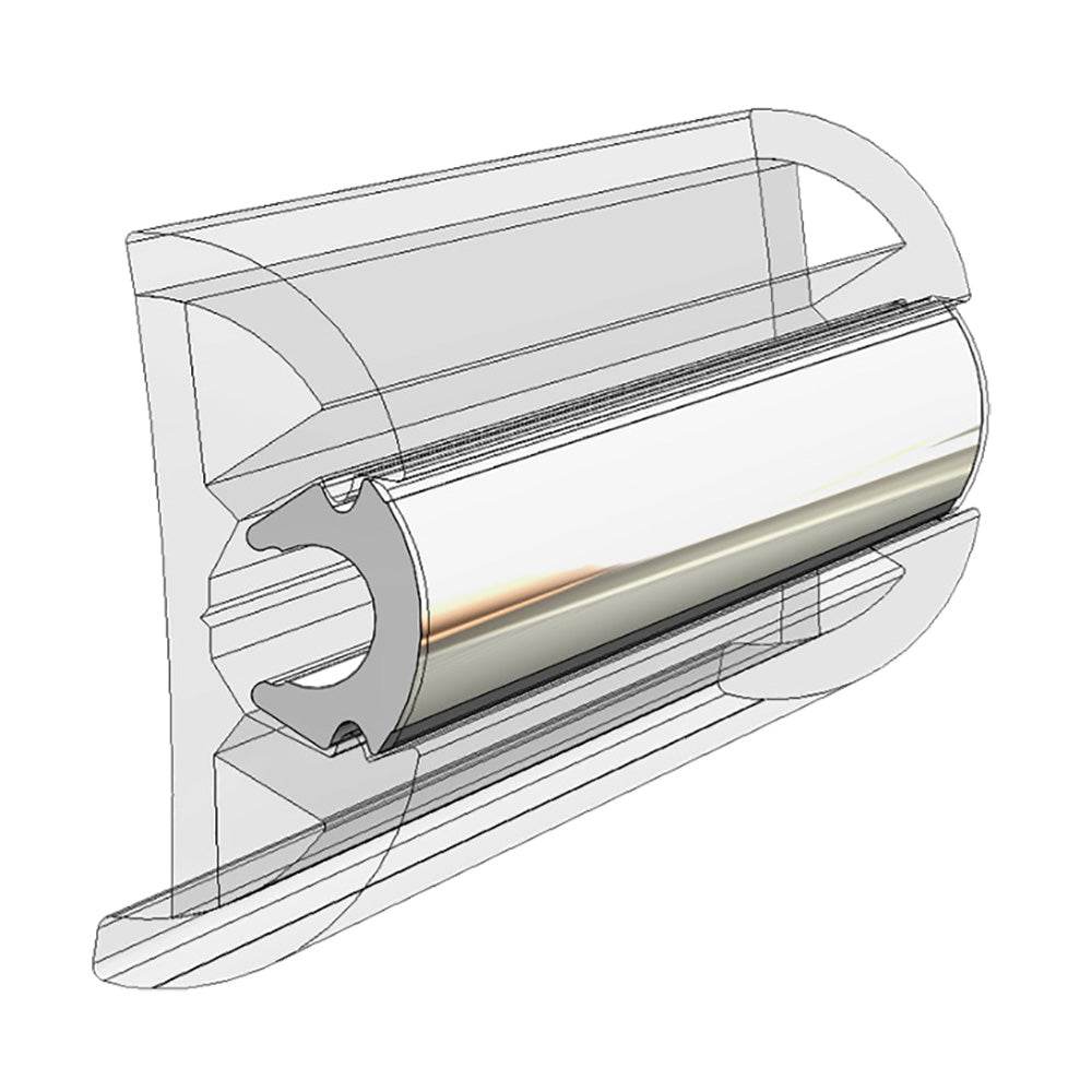 Suncoast Marine and Auto offers TACO Rub Rail Insert - Flexible Chrome - 80 [V12-0307CP80]