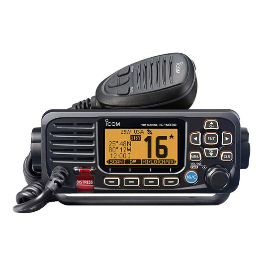 Suncoast Marine and Auto offers Icom M330 VHF Compact Radio - Black [M330 51]