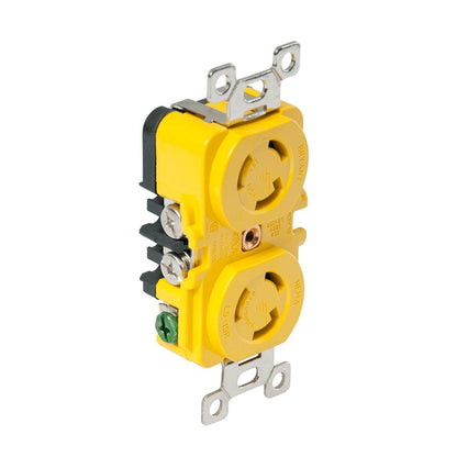 Suncoast Marine and Auto offers Marinco Locking Receptacle - 15A, 125V - Yellow [4700CR]