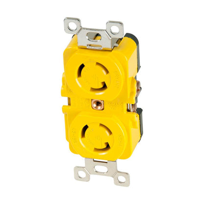 Suncoast Marine and Auto offers Marinco Locking Receptacle - 15A, 125V - Yellow [4700CR]