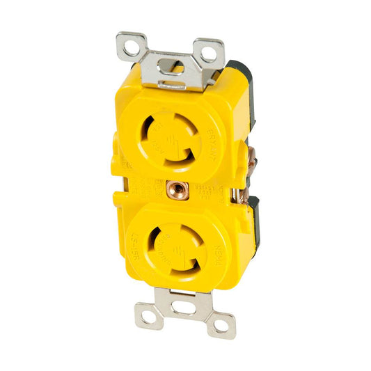 Suncoast Marine and Auto offers Marinco Locking Receptacle - 15A, 125V - Yellow [4700CR]