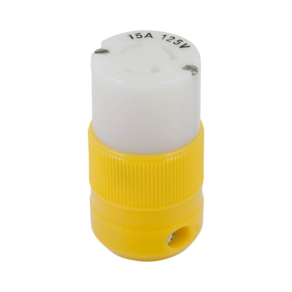 Suncoast Marine and Auto offers Marinco Locking Connector - 15A, 125V - Yellow [4731CR]