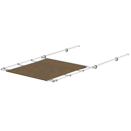 Suncoast Marine and Auto offers SureShade PTX Power Shade - 51" Wide - Stainless Steel - Toast [2021026261]