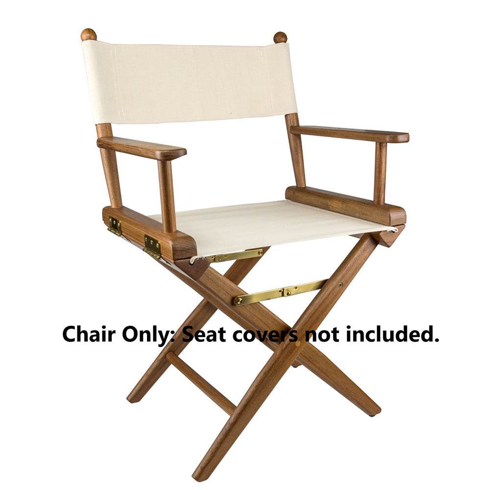 Suncoast Marine and Auto offers Whitecap Directors Chair w/o Seat Covers - Teak [60040]