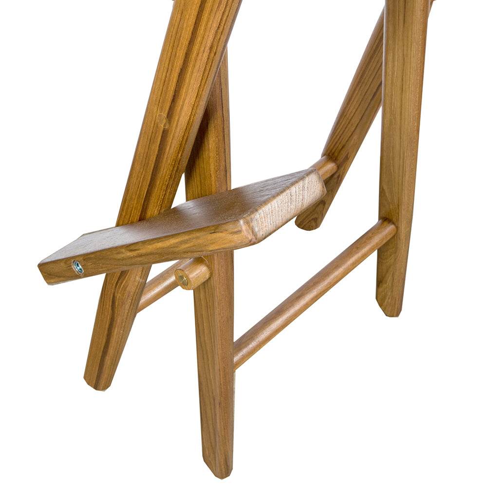 Suncoast Marine and Auto offers Whitecap Captains Chair w/Natural Seat Covers - Teak [60048]