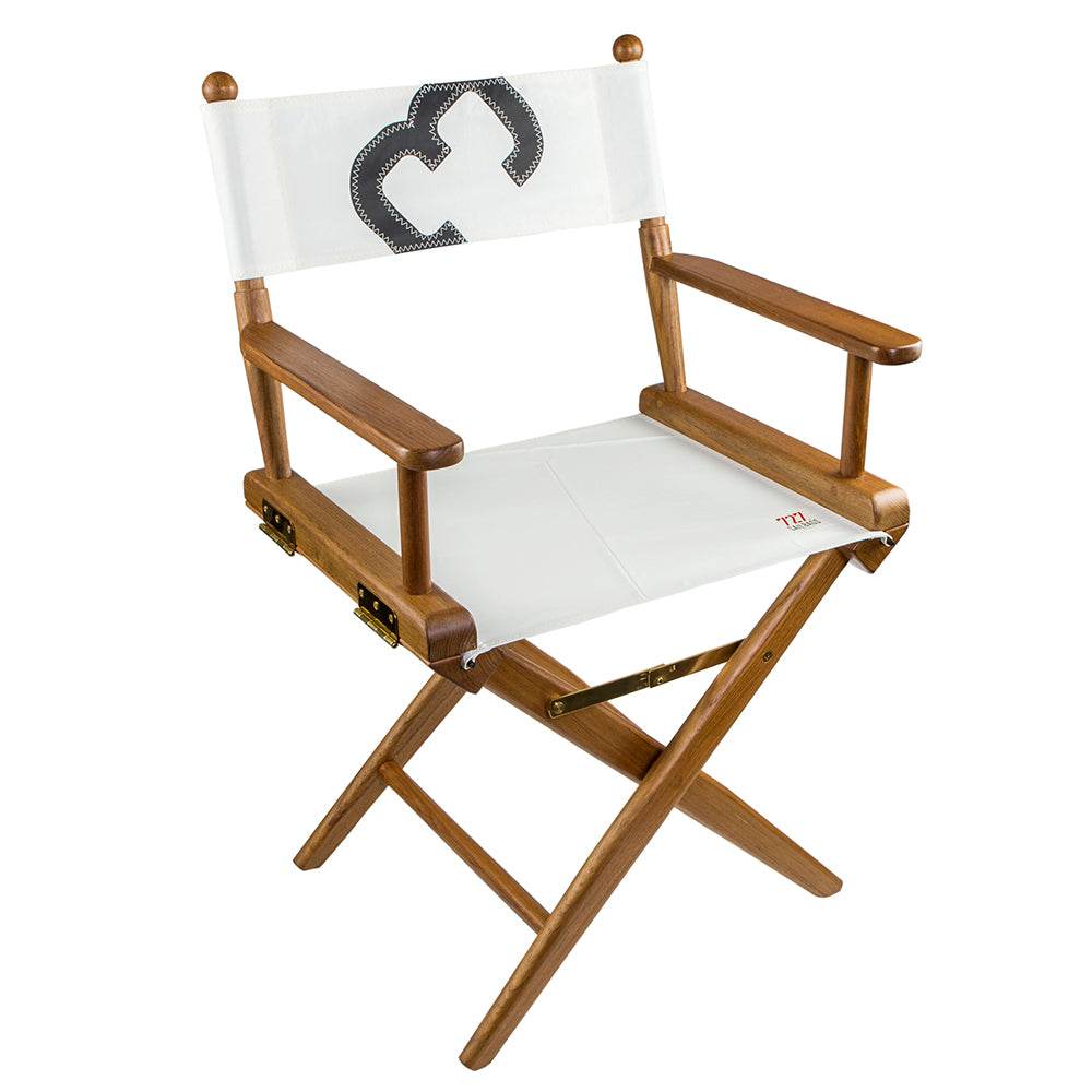 Suncoast Marine and Auto offers Whitecap Directors Chair w/Sail Cloth Seating - Teak [61044]