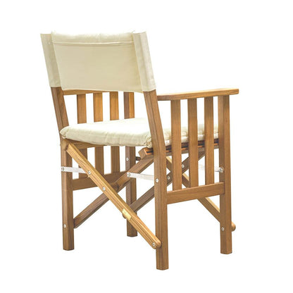 Suncoast Marine and Auto offers Whitecap Directors Chair II w/Cream Cushion - Teak [61053]