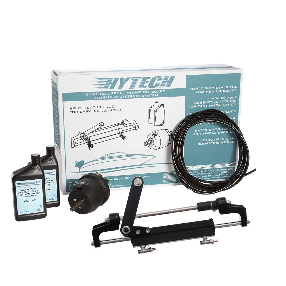 Suncoast Marine and Auto offers Uflex HYTECH 1.1 Front Mount OB System up to 175HP - Includes UP20 FM Helm, 2qts of Oil, UC95-OBF Cylinder 40 Tubing [HYTECH 1.1]