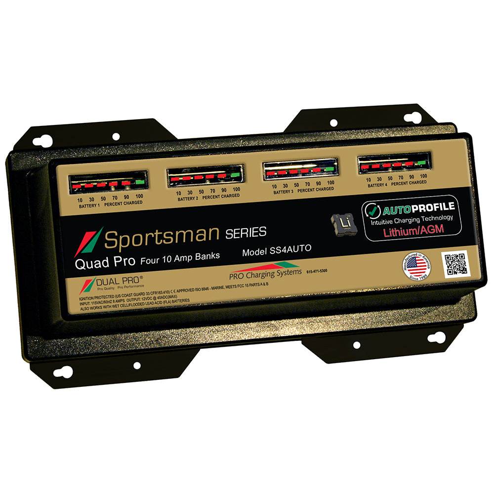 Suncoast Marine and Auto offers Dual Pro SS4 Auto 40A - 4-Bank Lithium/AGM Battery Charger [SS4AUTO]