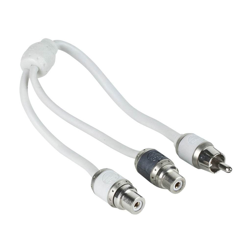 Suncoast Marine and Auto offers T-Spec V10 Series RCA Audio Y Cable - 2 Channel - 1 Male to 2 Females [V10RY2]