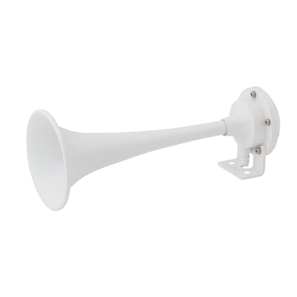 Suncoast Marine and Auto offers Marinco White Epoxy Coated Single Trumpet Mini Air Horn [10104]