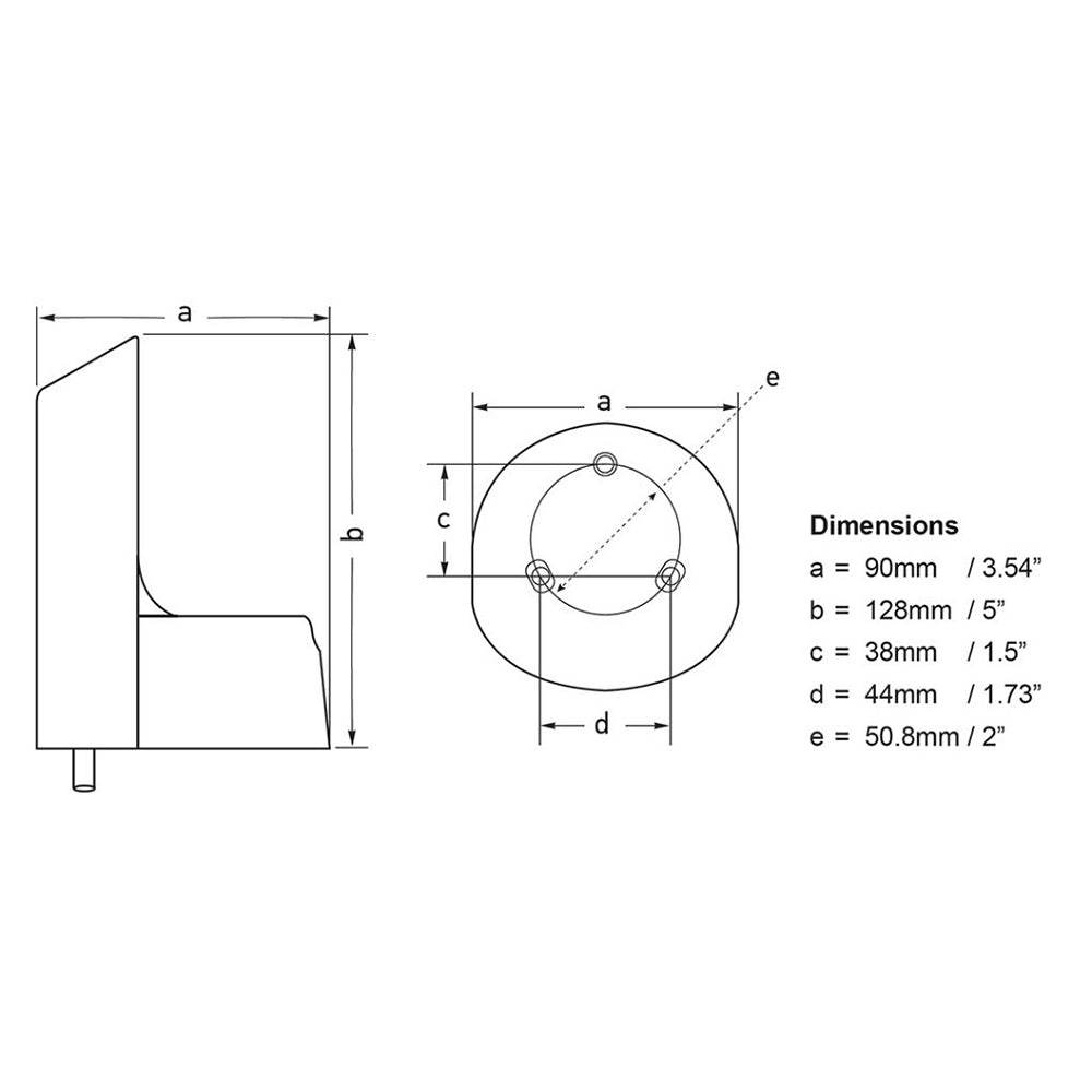 Suncoast Marine and Auto offers Hella Marine NaviLED PRO Deck Mount Adapter - White [241287812]