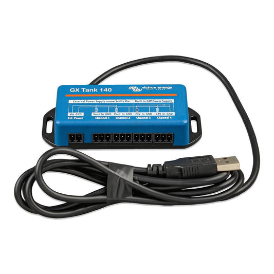 Suncoast Marine and Auto offers Victron GX Tank 140 Tank Monitoring f/4-20 MA, 1-10VDC Sensors - Monitors Up to 4 Sensors *Sensor Not Included [BPP920140100]