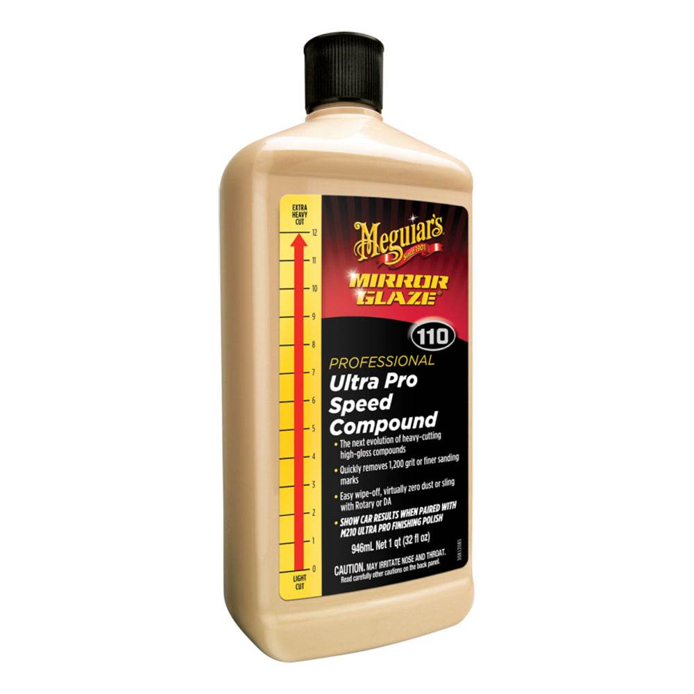 Suncoast Marine and Auto offers Meguiars Mirror Glaze Ultra Pro Speed Compound - Heavy Cut, High Gloss - 32oz [M11032]