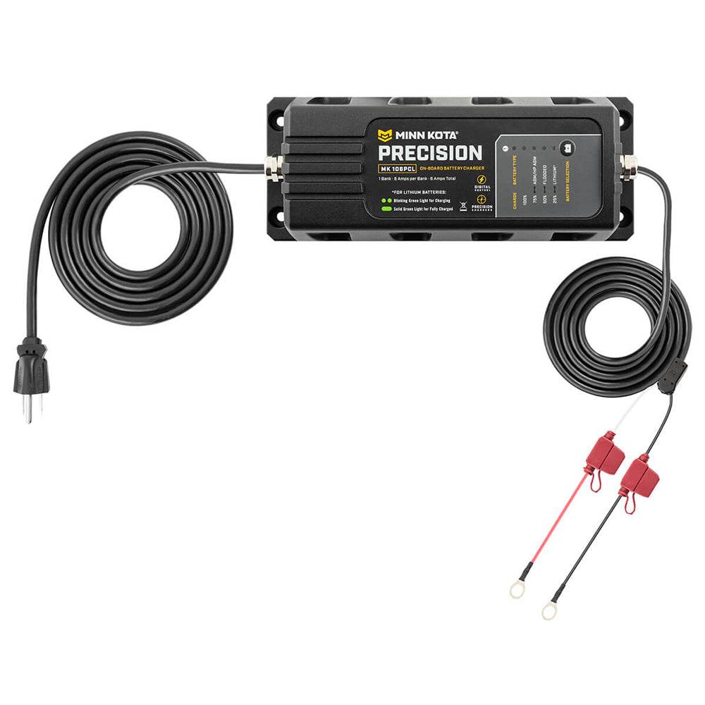 Suncoast Marine and Auto offers Minn Kota On-Board Precision Charger MK-106 PCL 1 Bank x 6 AMP LI Optimized Charger [1831061]