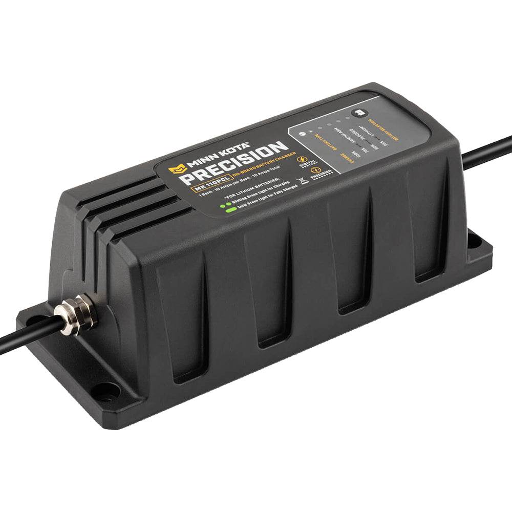 Suncoast Marine and Auto offers Minn Kota On-Board Precision Charger MK-110 PCL 1 Bank x 10 AMP LI Optimized Charger [1831101]