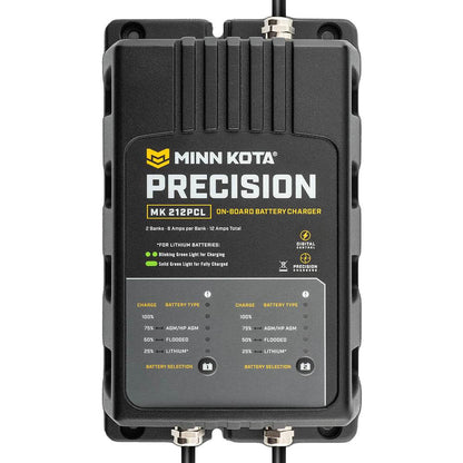 Suncoast Marine and Auto offers Minn Kota On-Board Precision Charger MK-212 PCL 2 Bank x 6 AMP LI Optimized Charger [1832121]