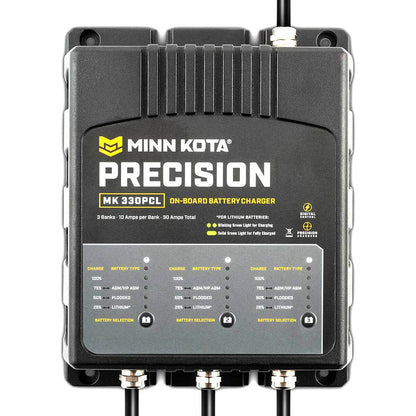 Suncoast Marine and Auto offers Minn Kota On-Board Precision Charger MK-330 PCL 3 Bank x 10 AMP LI Optimized Charger [1833301]