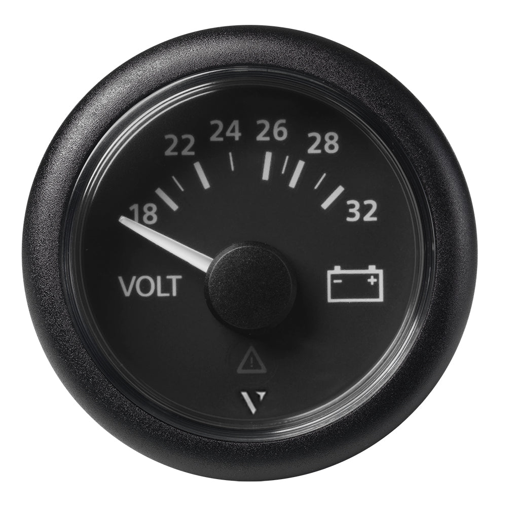 Suncoast Marine and Auto offers Veratron 52mm (2-1/16") Viewline Voltmeter 18-32V - Black Dial Bezel [A2C59512458]