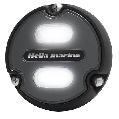 Suncoast Marine and Auto offers Hella Marine Apelo A1 Blue White Underwater Light - 1800 Lumens - Black Housing - Charcoal Lens [016145-001]