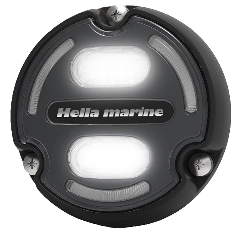 Suncoast Marine and Auto offers Hella Marine Apelo A2 Blue White Underwater Light - 3000 Lumens - Black Housing - Charcoal Lens w/Edge Light [016147-001]