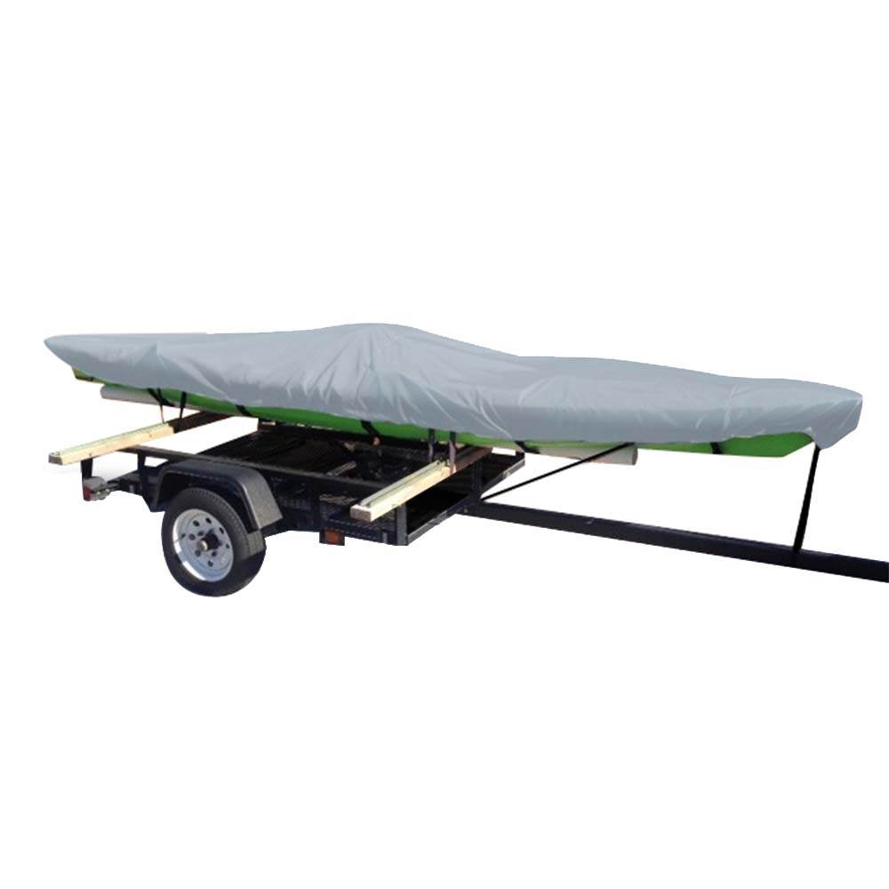 Suncoast Marine and Auto offers Carver Poly-Flex II Styled-to-Fit Cover f/13.5 Fishing Kayaks Trailerable- Grey [4013F-10]