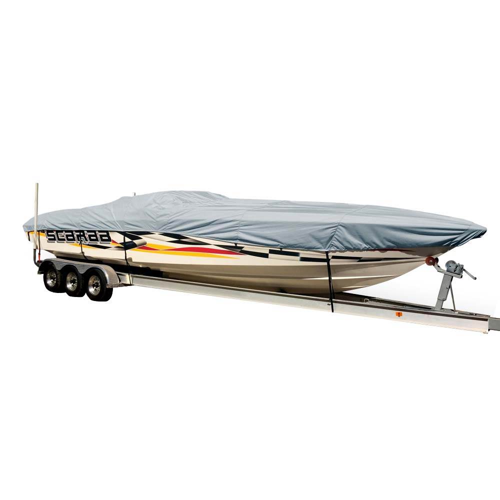 Suncoast Marine and Auto offers Carver Sun-DURA Styled-to-Fit Boat Cover f/29.5 Performance Style Boats - Grey [74329S-11]