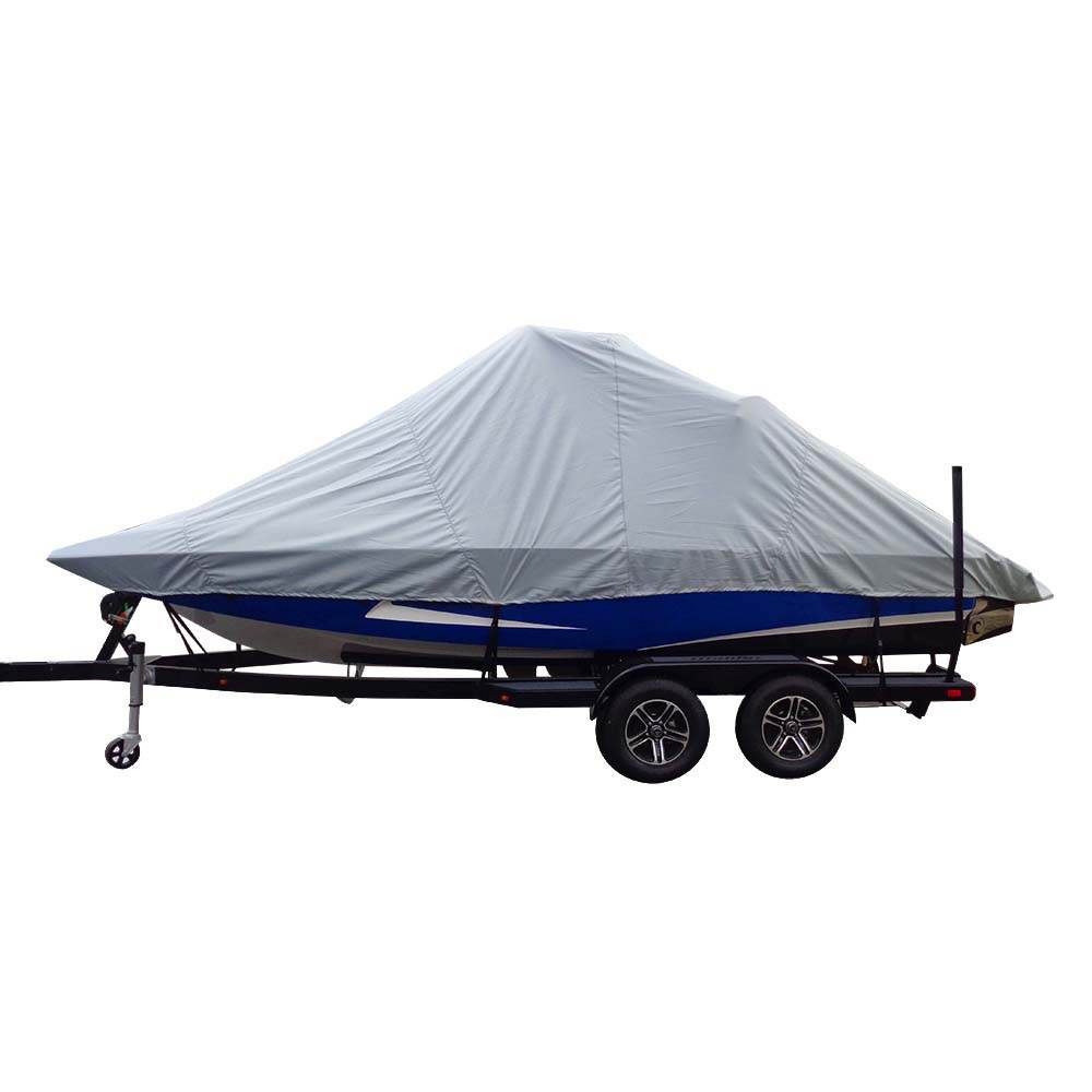 Suncoast Marine and Auto offers Carver Sun-DURA Specialty Boat Cover f/23.5 Inboard Tournament Ski Boats w/Wide Bow Swim Platform - Grey [82123S-11]