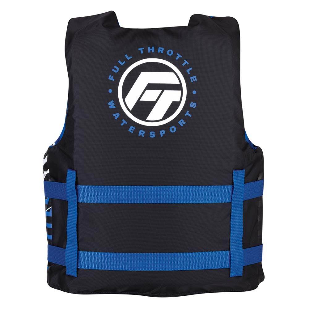 Suncoast Marine and Auto offers Full Throttle Youth Nylon Life Jacket - Blue/Black [112200-500-002-22]