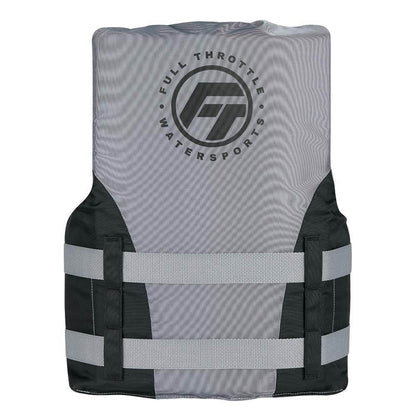 Suncoast Marine and Auto offers Full Throttle Teen Nylon Life Jacket - Grey/Black [112200-701-010-22]