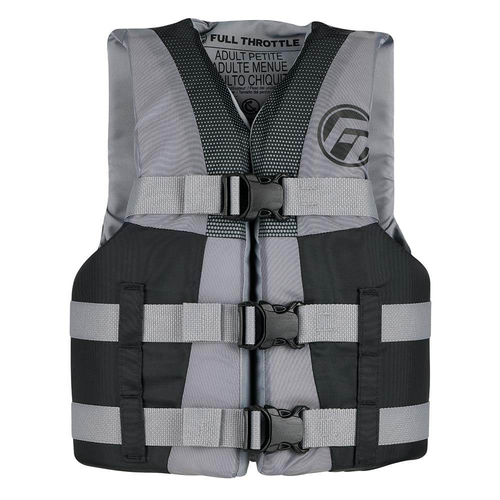 Suncoast Marine and Auto offers Full Throttle Teen Nylon Life Jacket - Grey/Black [112200-701-010-22]