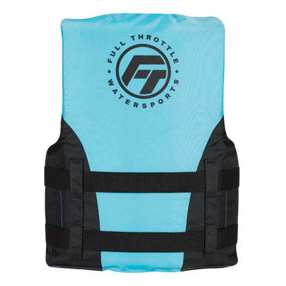 Suncoast Marine and Auto offers Full Throttle Teen Nylon Life Jacket - Aqua/Black [112200-505-010-22]