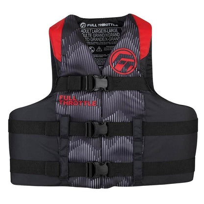 Suncoast Marine and Auto offers Full Throttle Adult Nylon Life Jacket - S/M - Red/Black [112200-100-030-22]