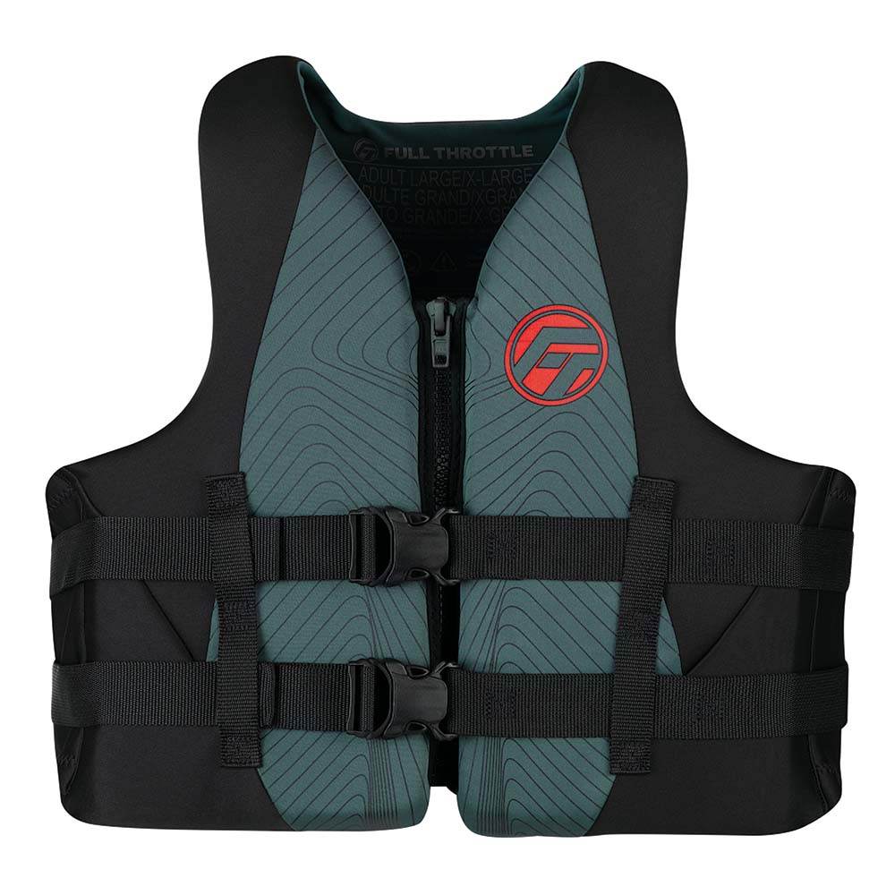 Suncoast Marine and Auto offers Full Throttle Adult Rapid-Dry Life Jacket - S/M - Grey/Black [142100-701-030-22]