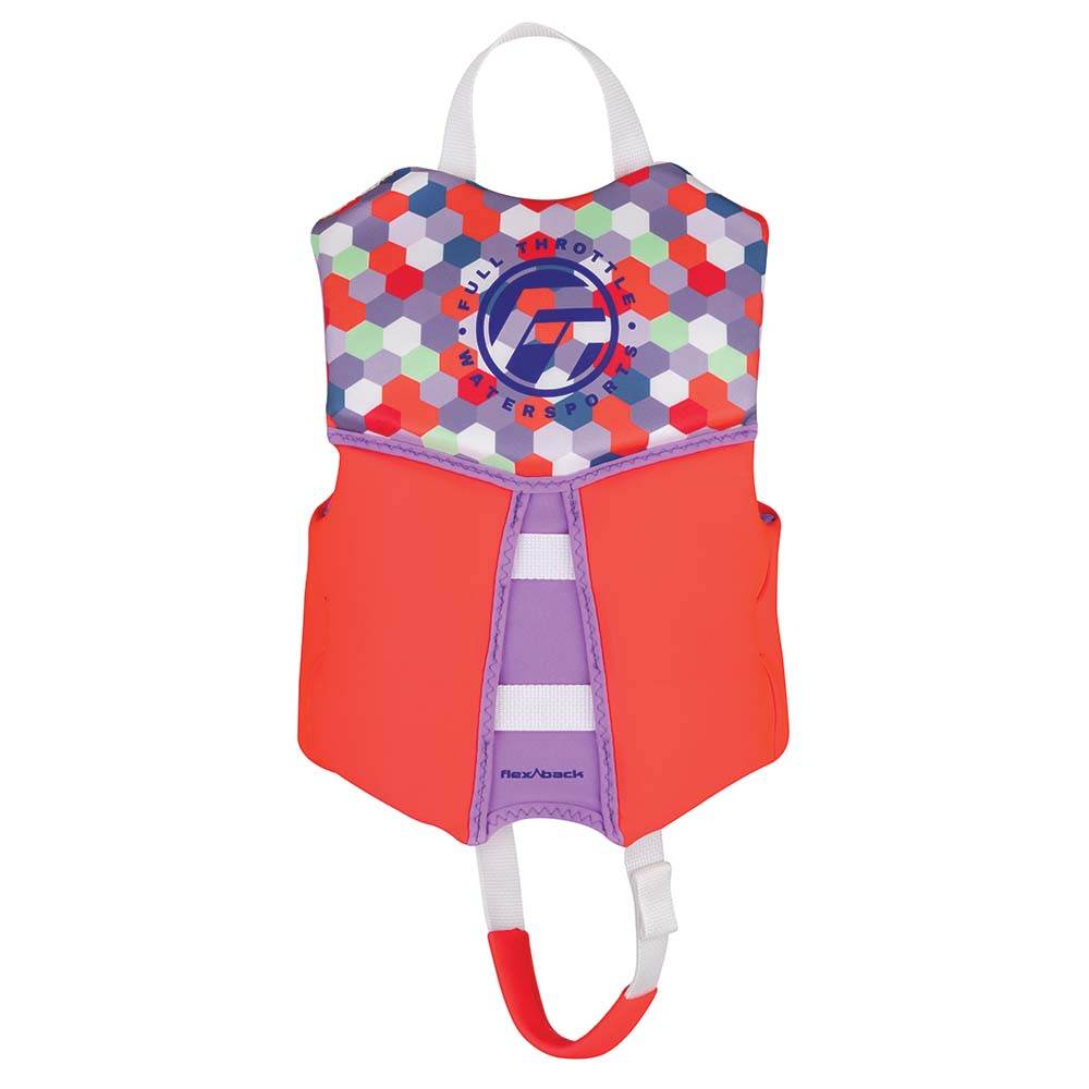 Suncoast Marine and Auto offers Full Throttle Child Rapid-Dry Flex-Back Life Jacket - Pink [142500-105-001-22]