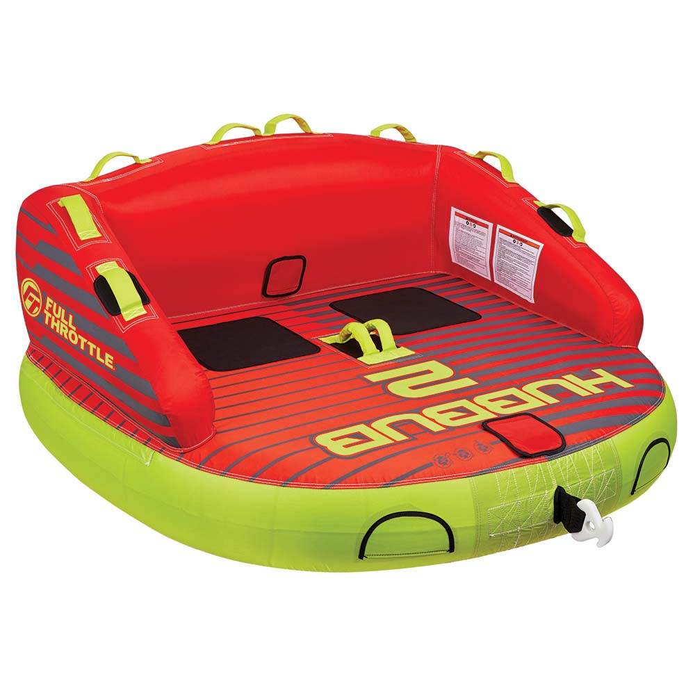 Suncoast Marine and Auto offers Full Throttle Hubbub 2 Towable Tube - 2 Rider - Red [303400-100-002-21]