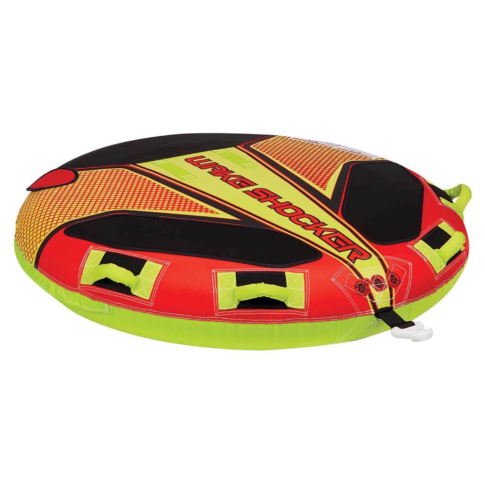 Suncoast Marine and Auto offers Full Throttle Wake Shocker Towable Tube - 2 Rider - Red [302400-100-002-21]