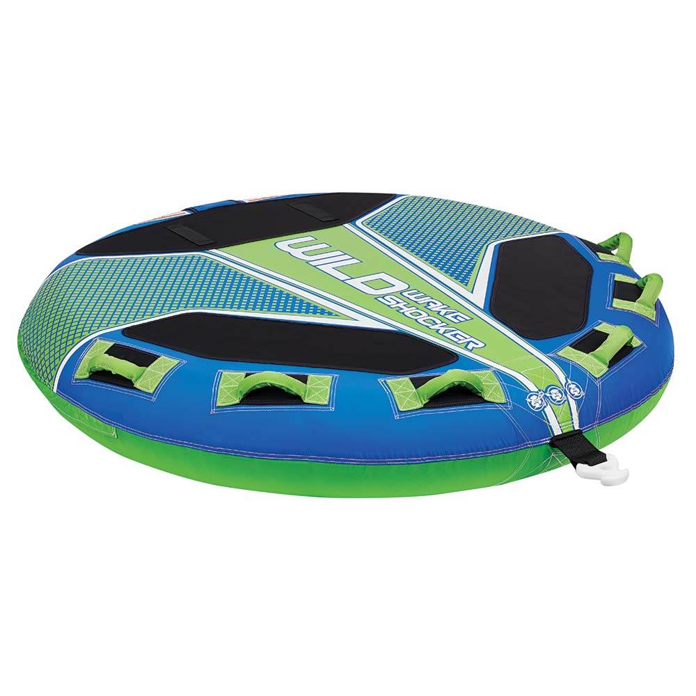 Suncoast Marine and Auto offers Full Throttle Wild Wake Shocker Towable Tube - 3 Rider - Blue [302400-500-003-21]