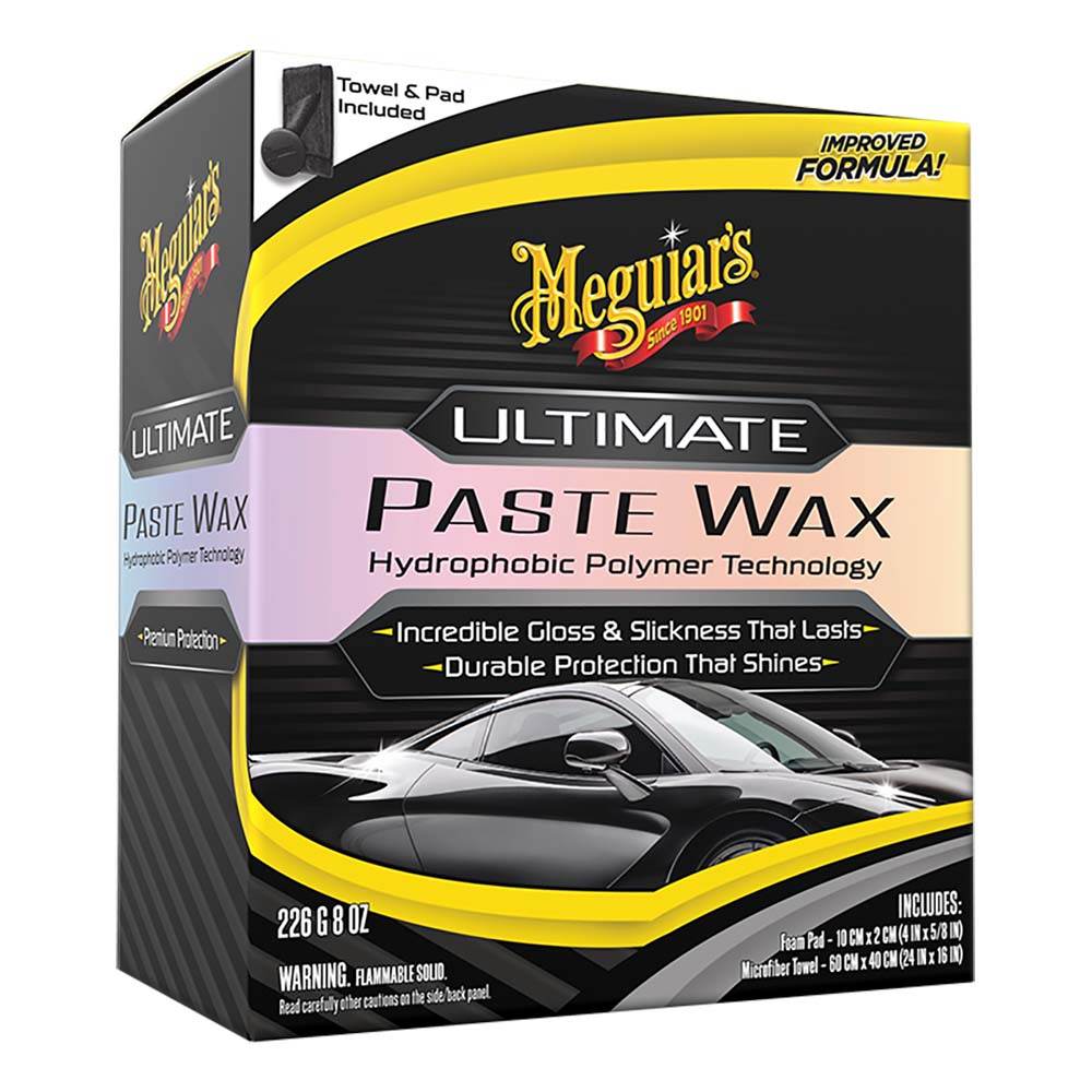 Suncoast Marine and Auto offers Meguiars Ultimate Paste Wax - Long-Lasting, Easy to Use Synthetic Wax - 8oz [G210608]