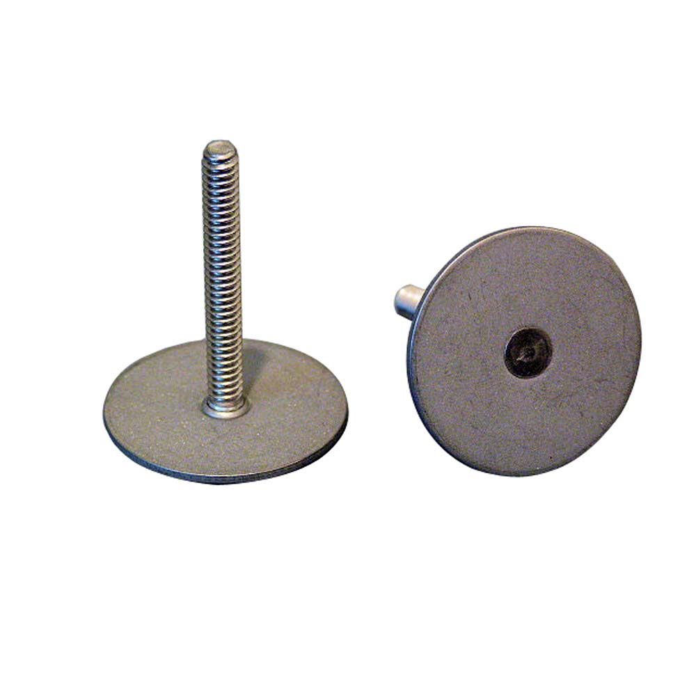 Suncoast Marine and Auto offers Weld Mount Stainless Steel Stud 1.25" Base 10 x 24 Threads .50" Tall - 15 Quantity [102408]