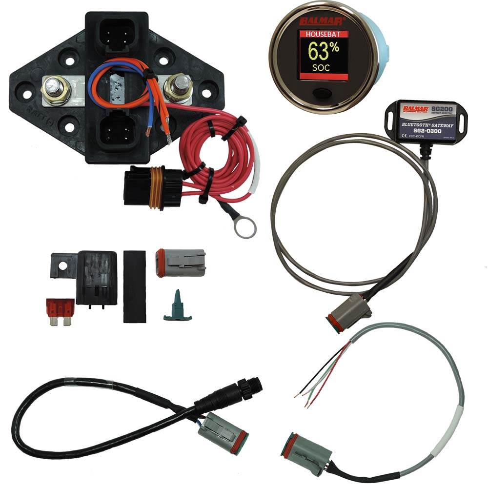 Suncoast Marine and Auto offers Balmar SG230 Battery Monitor Kit N2K BT Gateway Color Display 12-48VDC [SG230]