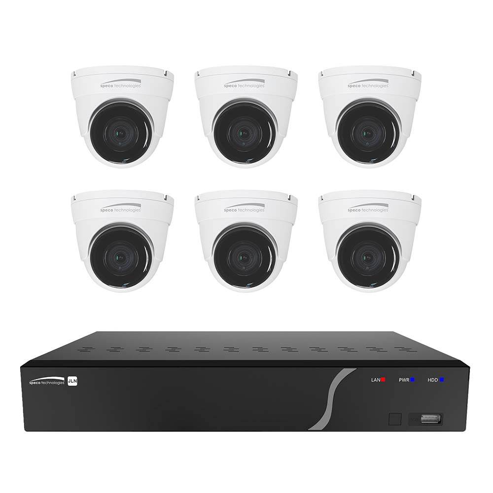 Suncoast Marine and Auto offers Speco 8 Channel NVR Kit w/6 Outdoor IR 5MP IP Cameras 2.8mm Fixed Lens - 2TB [ZIPK8N2]