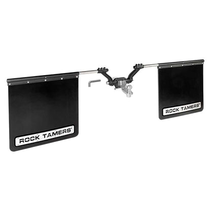 Suncoast Marine and Auto offers ROCK TAMERS 2.5" Hub Mudflap System - Matte Black/Stainless [00110]