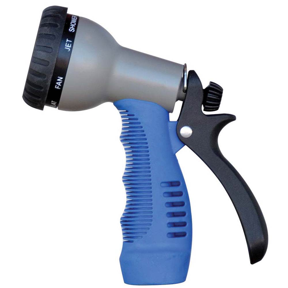 Suncoast Marine and Auto offers HoseCoil Rubber Tip Nozzle w/9 Pattern Adjustable Spray Head Comfort Grip [WN515]