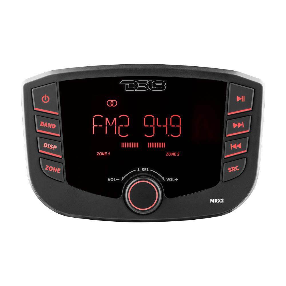 Suncoast Marine and Auto offers DS18 MRX2 Marine Stereo w/AM/FM/BT- 2 Zone [MRX2]