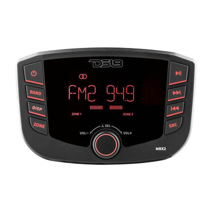 Suncoast Marine and Auto offers DS18 MRX2 Marine Stereo w/AM/FM/BT- 2 Zone [MRX2]