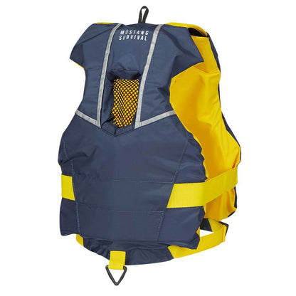 Suncoast Marine and Auto offers Mustang Youth Bobby Foam Vest - Yellow/Navy [MV2500-5-0-216]