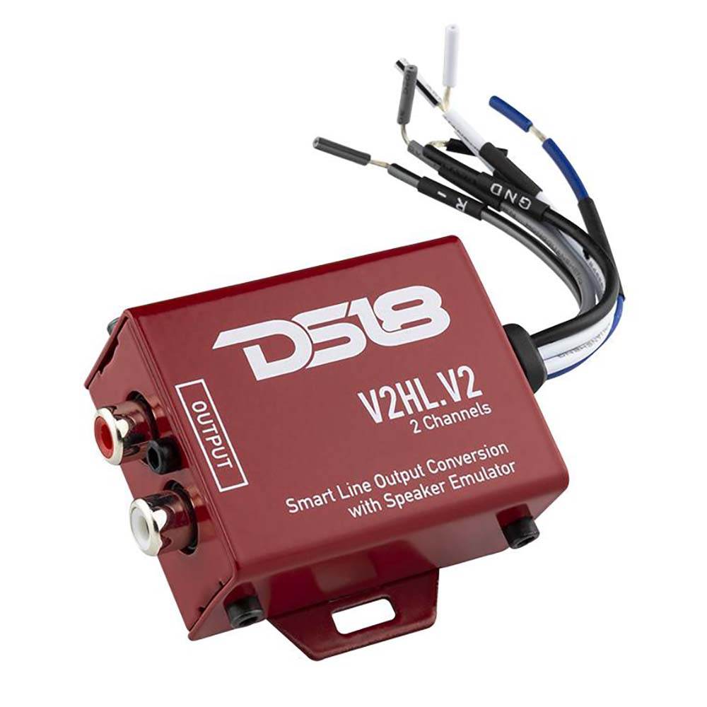 Suncoast Marine and Auto offers DS18 High to Low Converter - 2 Channel w/Speaker Emulator [V2HL.V2]