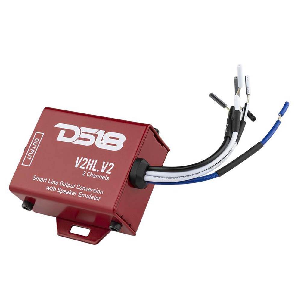 Suncoast Marine and Auto offers DS18 High to Low Converter - 2 Channel w/Speaker Emulator [V2HL.V2]